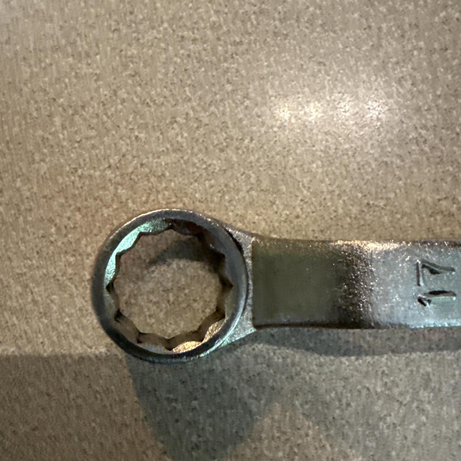 Honda OEM 14 mm/17mm Box End Wrench Factory Tool with RK Circle Logo