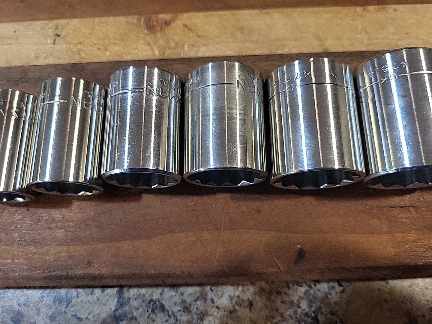 Craftsman 13 Pc. SAE Shallow Socket Set 1/2″ Dr. 12 Pt. 7/16″ to 1-1/4″ 🇺🇸