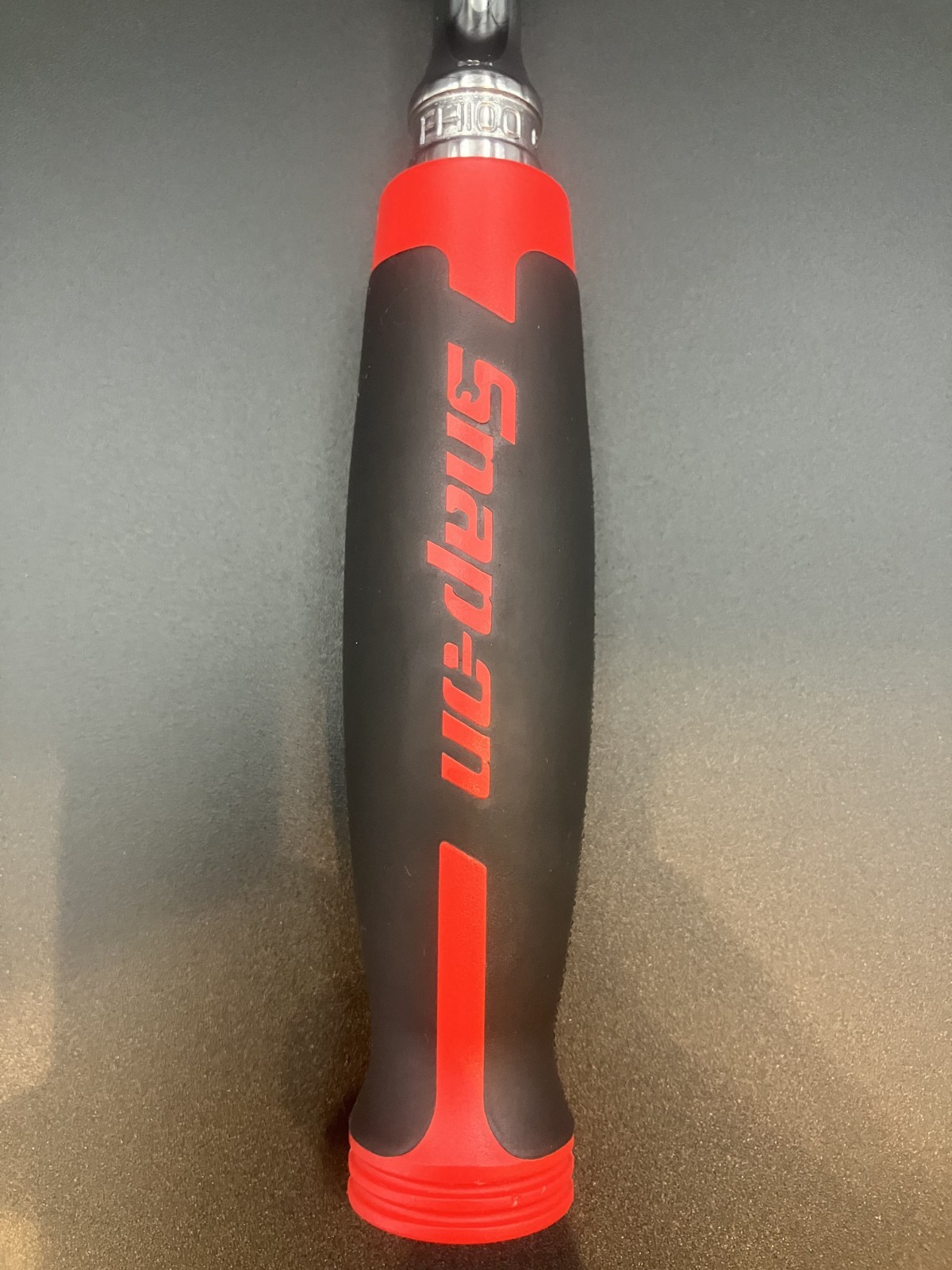 Snap-on FH100 3/8″ Drive 100 Tooth Red Soft Grip Handle Ratchet Tool MSS ZIK New
