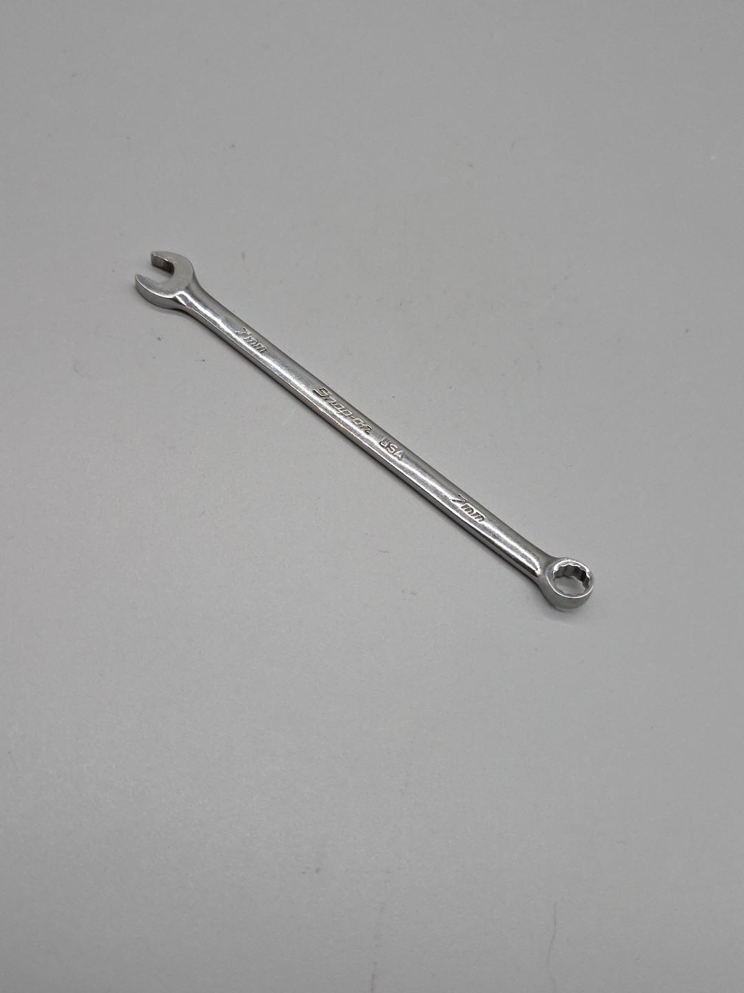 Snap-on Tools 7mm Metric 12pt Flank Drive PLUS Combination Wrench SOEXM7 USA