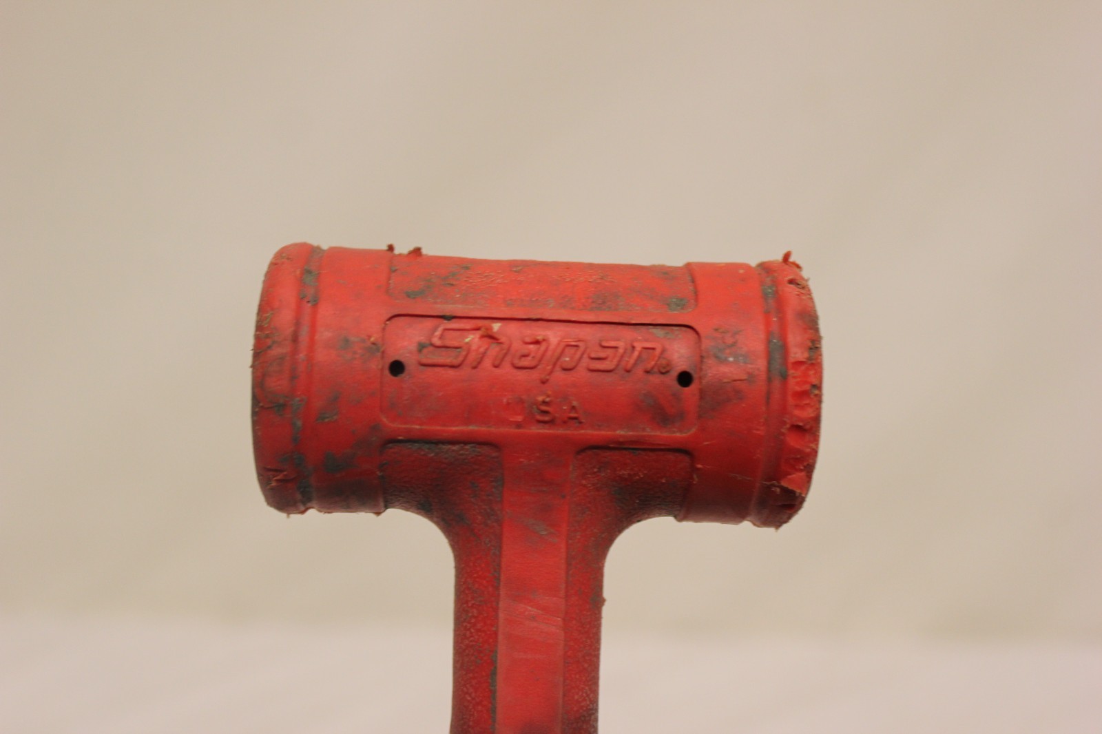 Snap On HBFE16 Red Soft Face Grip Dead Blow Hammer Hand Tool USA 16oz J24