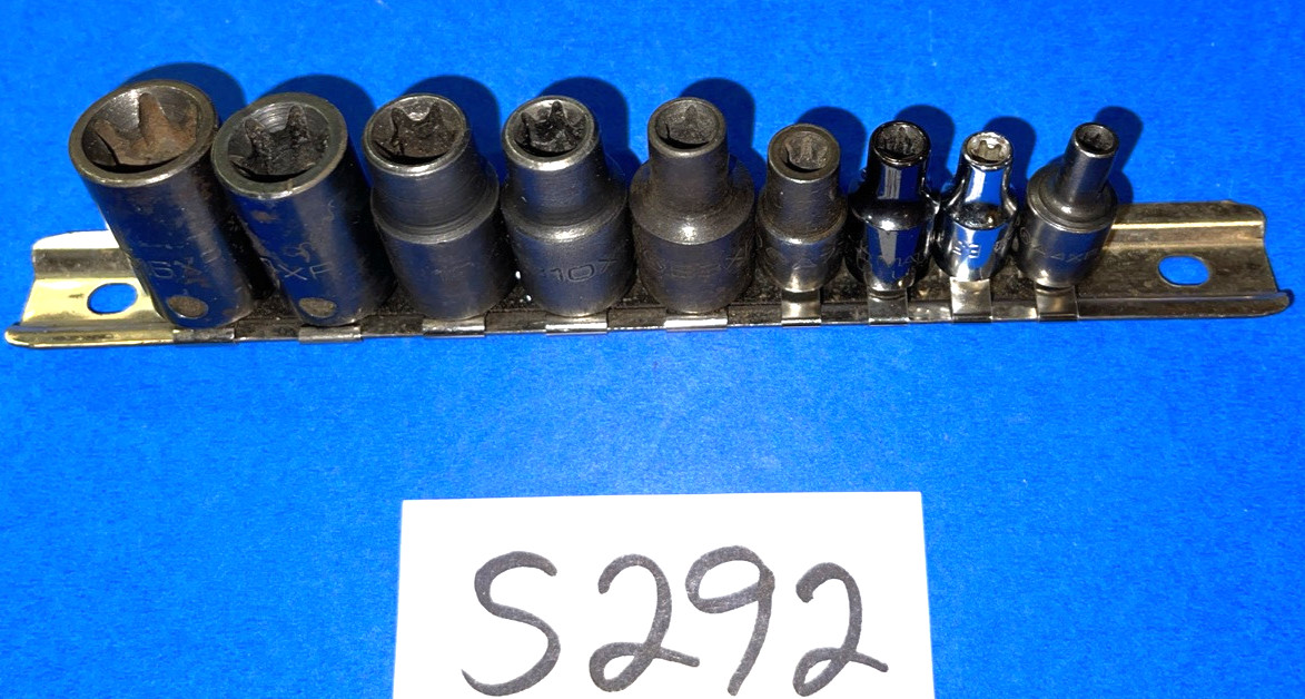 MATCO TOOLS 9 PIECE MULTI DRIVE INSIDE TORX SOCKET DRIVER SET E4-E16