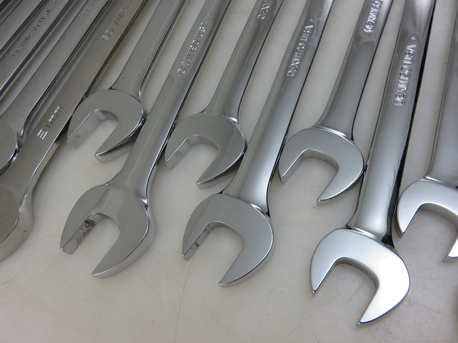 Snap-On METRIC OEXM Series Combination Wrench 18pc Set 8mm-24mm + 26mm