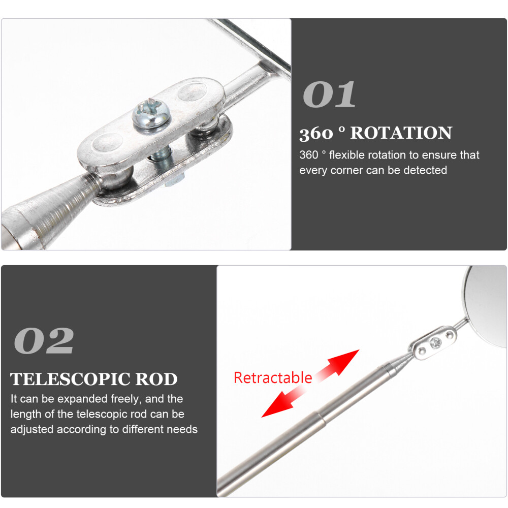 car telescoping inspection mirror Swivel Inspection Mirror Led Inspection