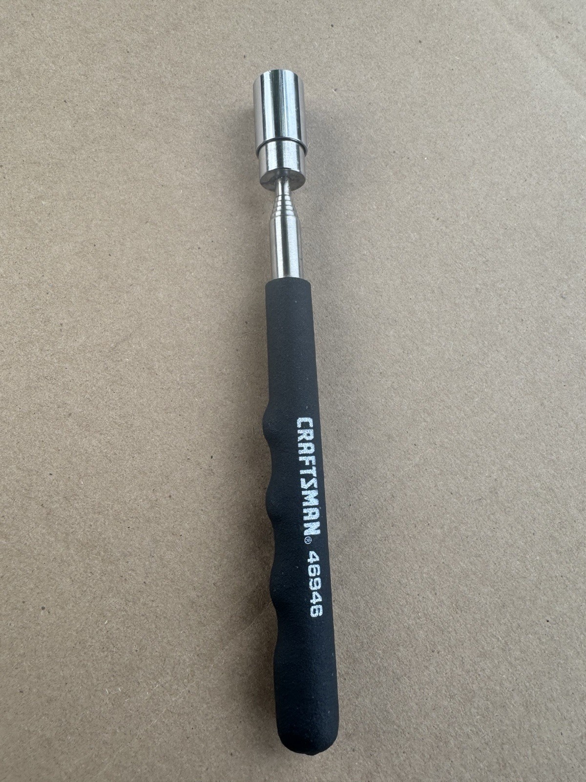 Vintage Craftsman Long Extendable Magnetic Pick-up Tool with light 46946 WORKS