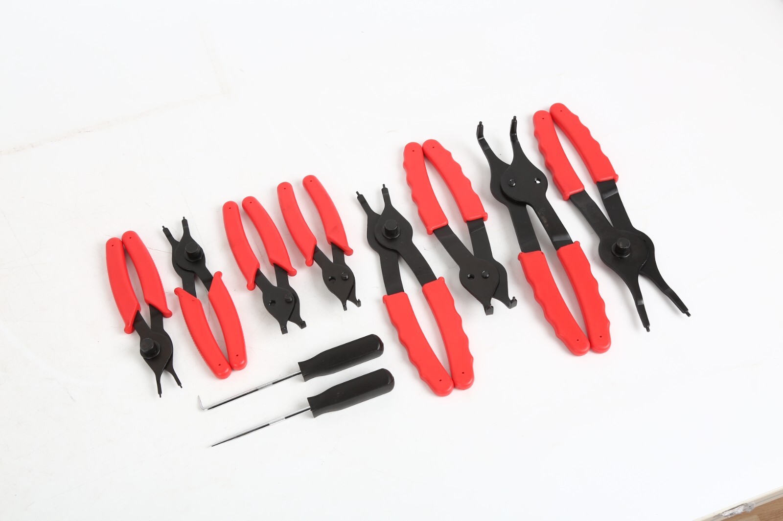 11 Pc Snap Ring Pliers Set Circlips Auto Pliers Internal External Pliers