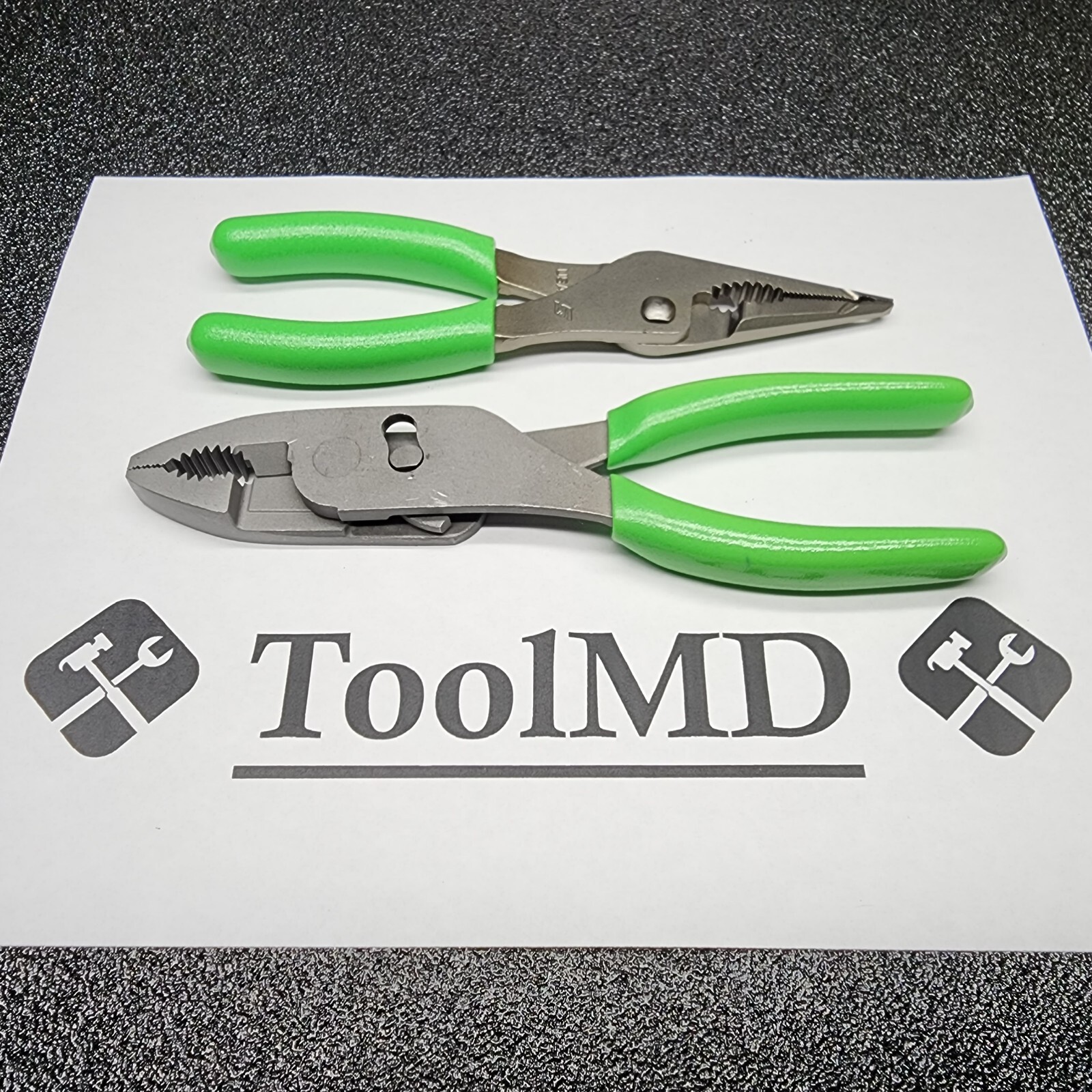 Snap-on Tools 8″ High-Leverage Combo & 7″ Long Nose Slip-Joint Pliers LN46ACF