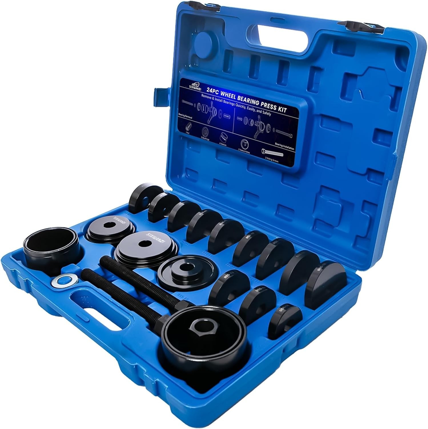 Wheel Bearing Press Kit Front Wheel Drive Removal Installation Tool Set