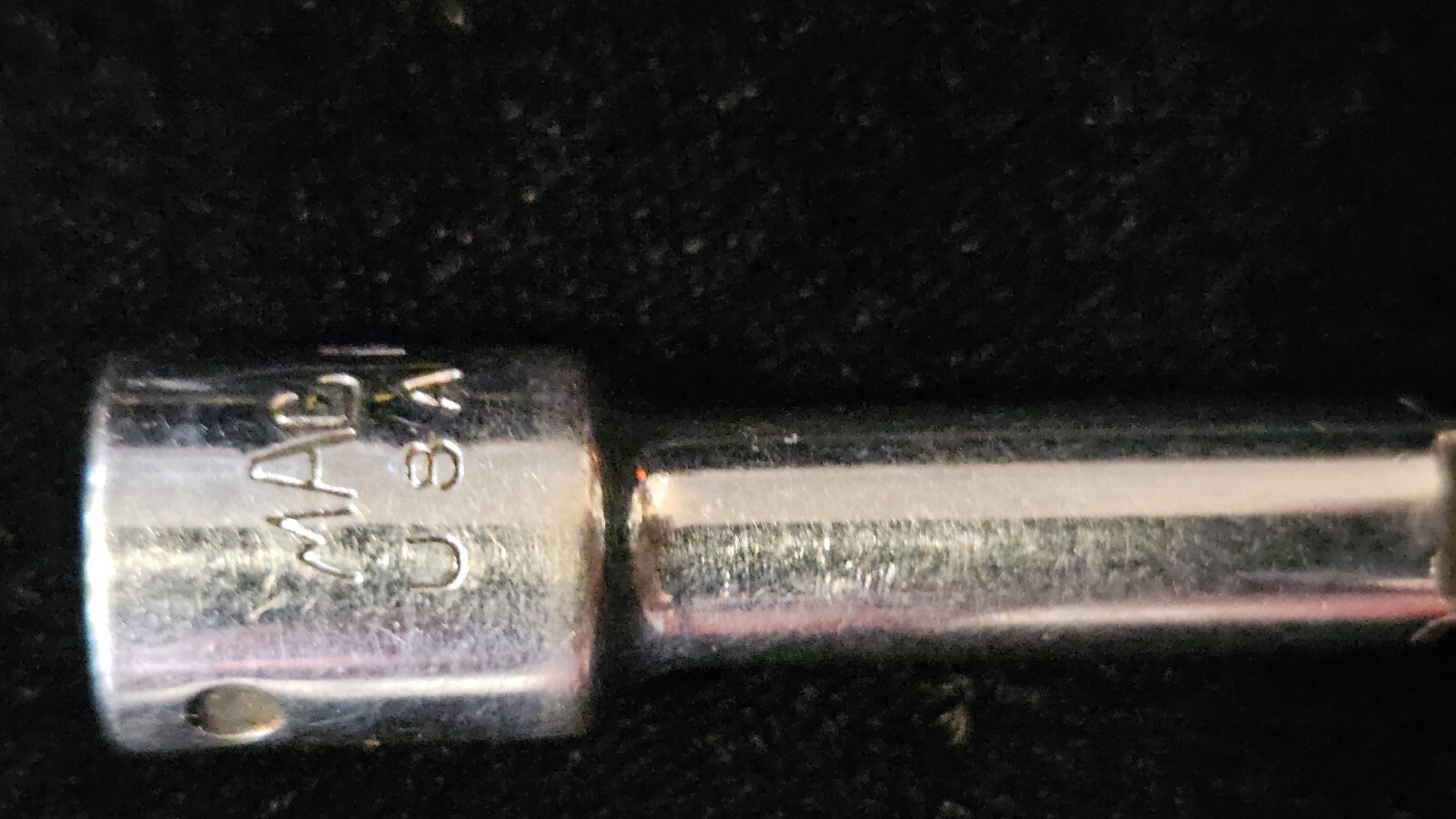 Vintage MAC Tools M2E 1/4” Drive Extension 2″ Long Chrome