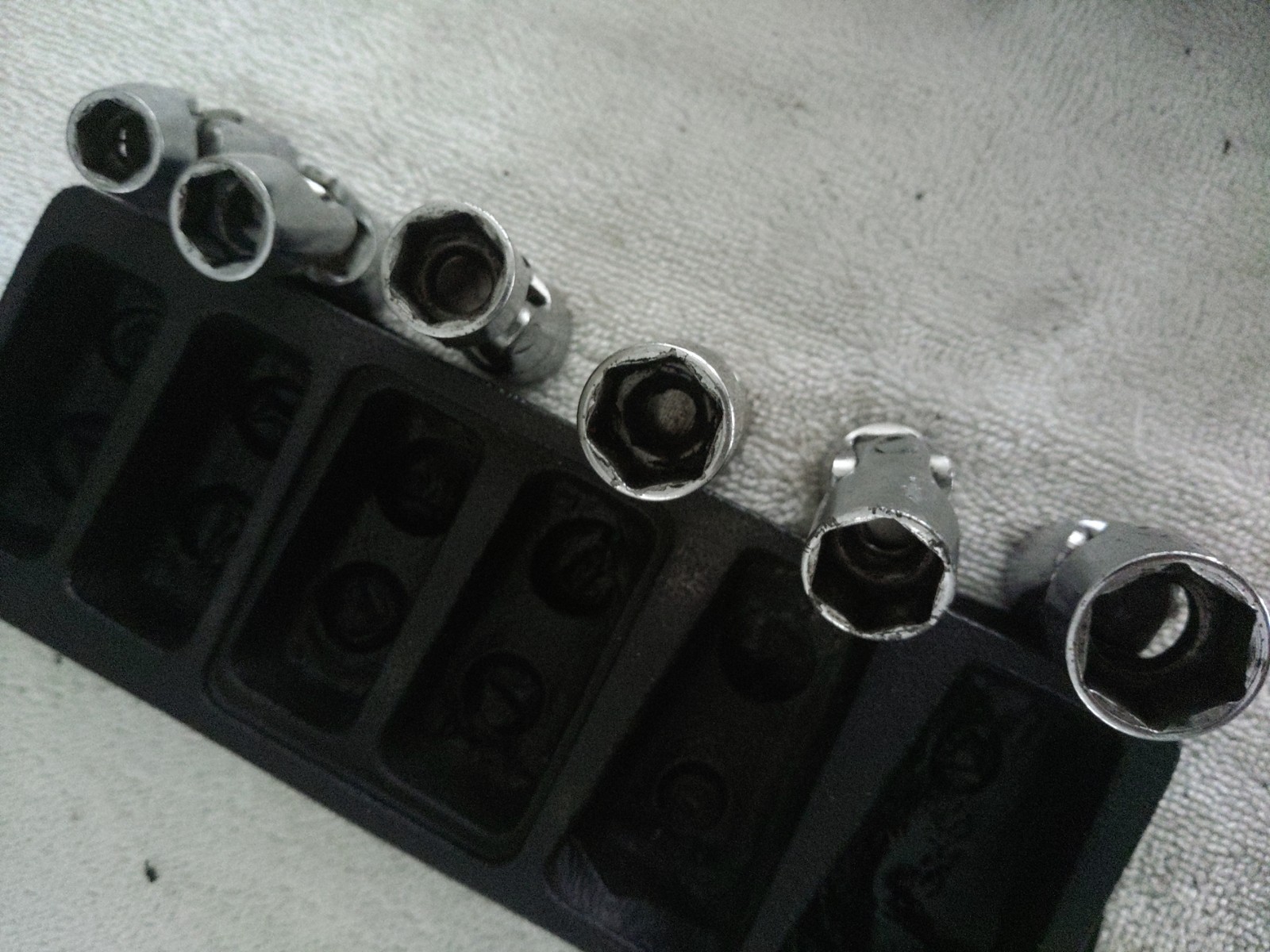 Snap On 3/8 Drive Flex Shallow Socket Set, 10,12,13,14,15,17