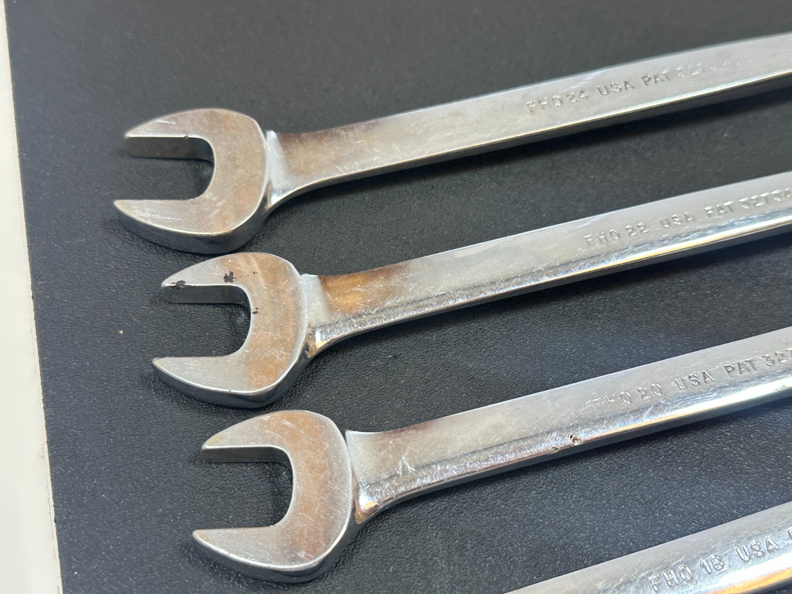 🇺🇸 Snap-on Tools USA FHO607 7pc SAE 3/8″-3/4″ Flex Head Combination Wrench Set