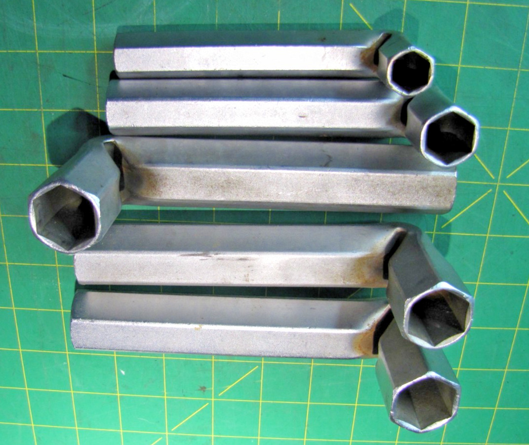 Facom No92, FIVE WRENCH SET 23MM,22X2MM,17MM &13MM