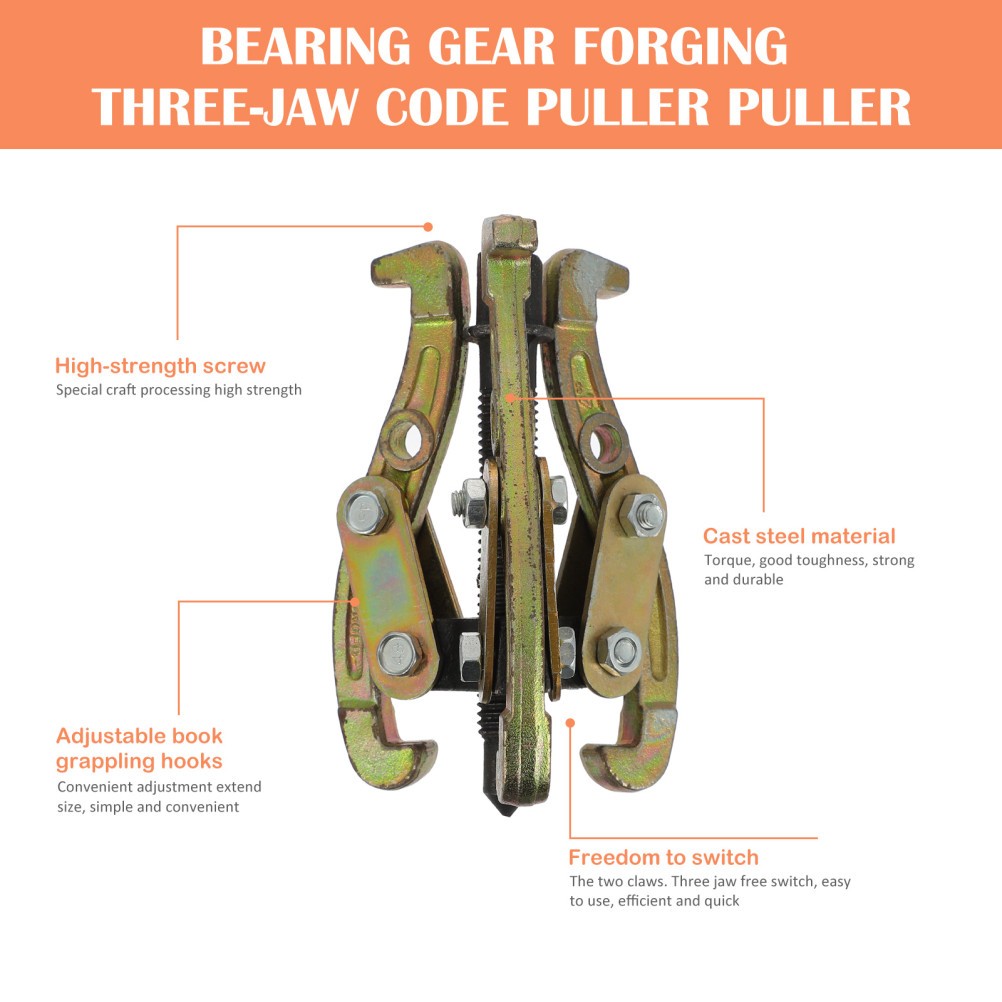 Three-claw Bearing Puller] Mechanical Gear Axle Automotive Pullers