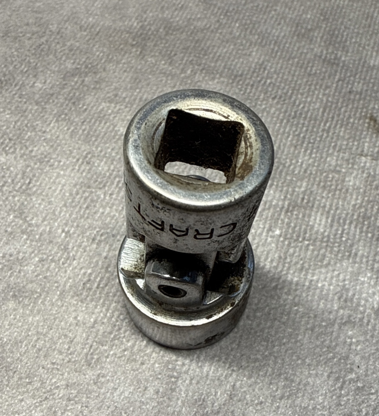 Vintage Craftsman 3/4″ 12pt Wobble Swivel Socket 3/8″ Drive SAE Chrome USA