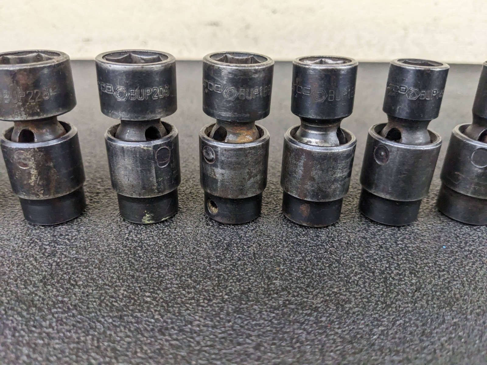 #bp329 Matco Tools USA 3/8″ drive Impact Swivel Socket Set 3/8 – 3/4 SAE BUP