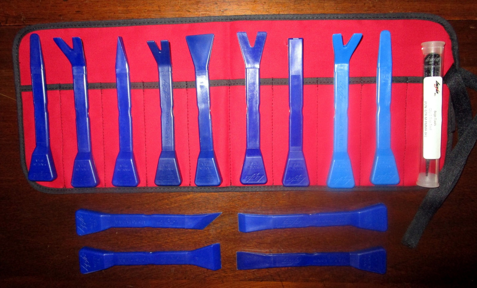 BoJo Platinum 14 pc. Nylon/Plastic Composite Pry and Scraper Tool Set w /Pouch