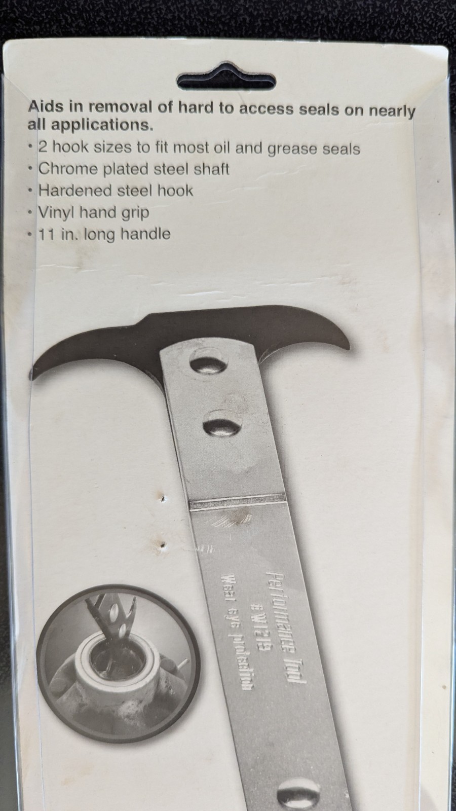 New Performance Tools Seal Puller With Two Hook Sizes To Fit Most Seals