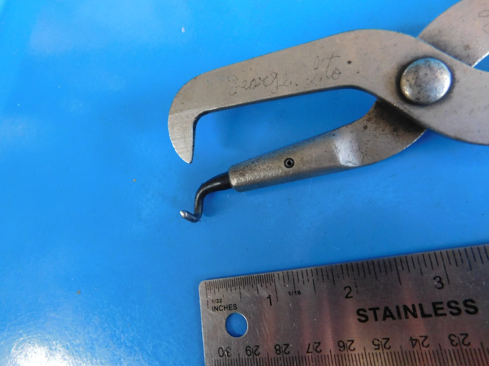 USED, SNAP ON TOOLS BRAKE SPRING PLIERS , PART #131A
