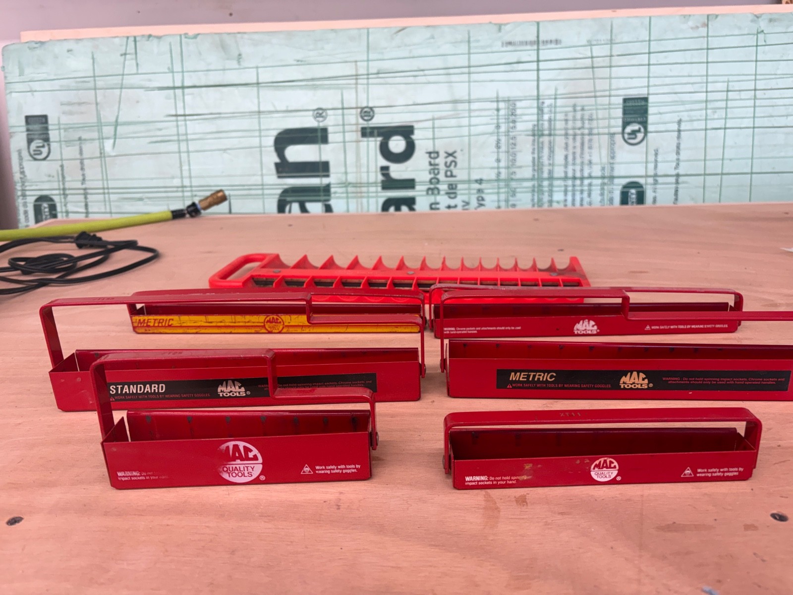 Mac tools socket trays – qty 7 pcs