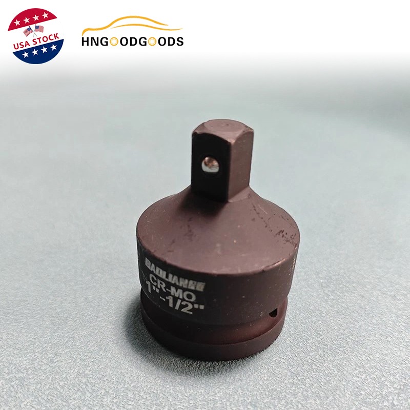 1» inch to 1/2″ inch Drive Impact Socket Adapter Reducer Tool Cr-Mo Steel Black