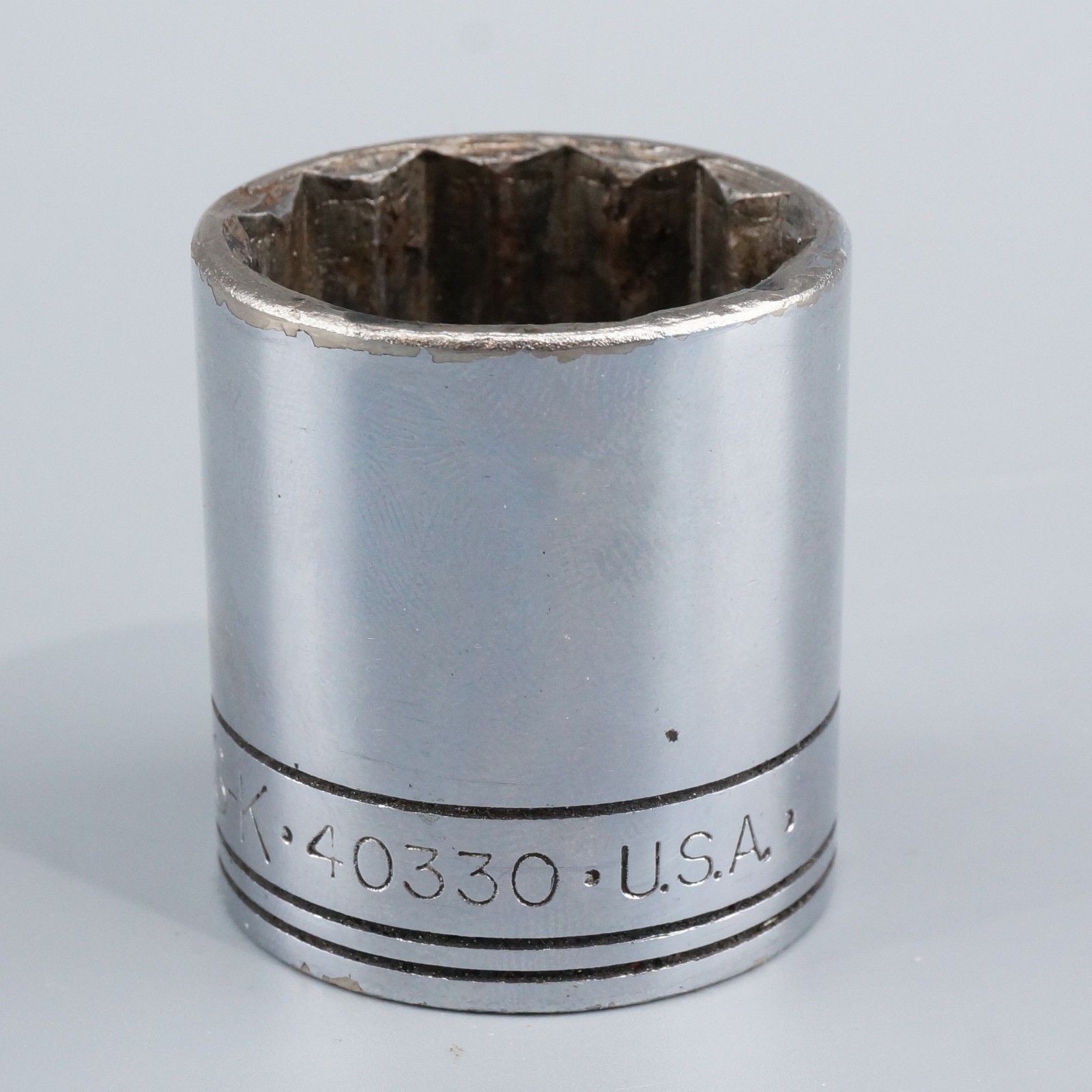Vintage S-K Shallow 30mm Socket 1/2” Drive 12 Points 40330 USA 🇺🇸