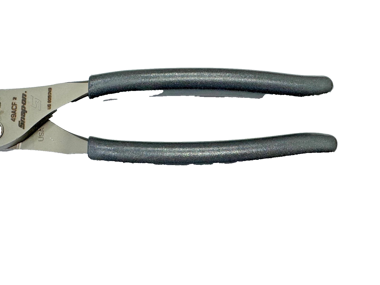 Snap-on Tools DARK TITANIUM Soft Grip 9″ HD Slip Joint Pliers 49ACFDT USA NEW