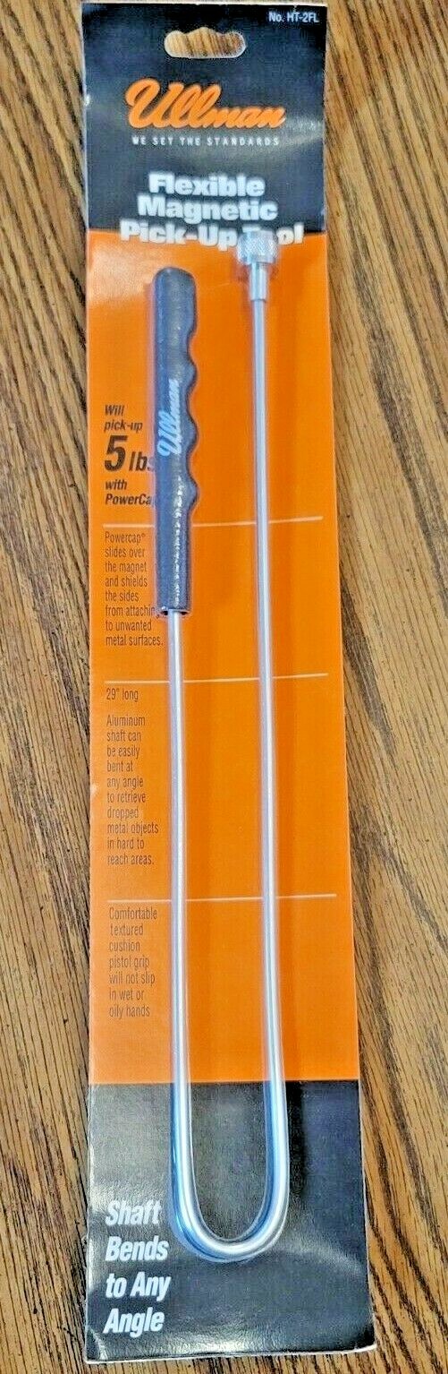Ullman 29″ Long Flexible shaft 5lb Magnetic Pick Up Tool w/Power Cap #HT-2FL