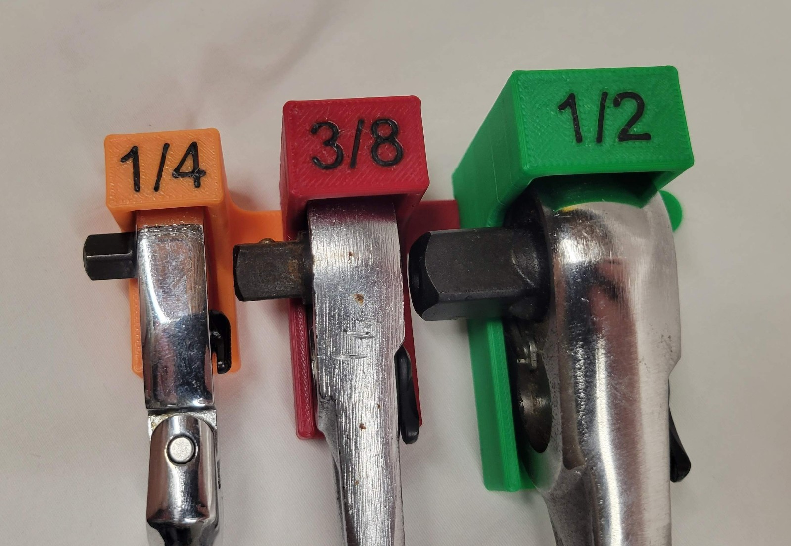 Ratchet Organizers For Toolboxes