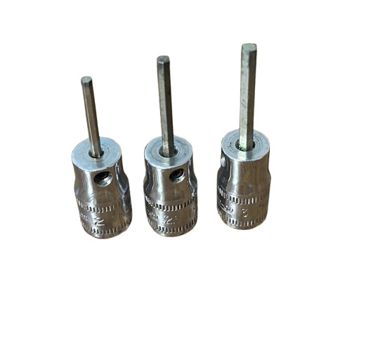 Snap-on 10 pc Combination Drive Metric Standard Hex Bit Socket Set (2-10 mm)