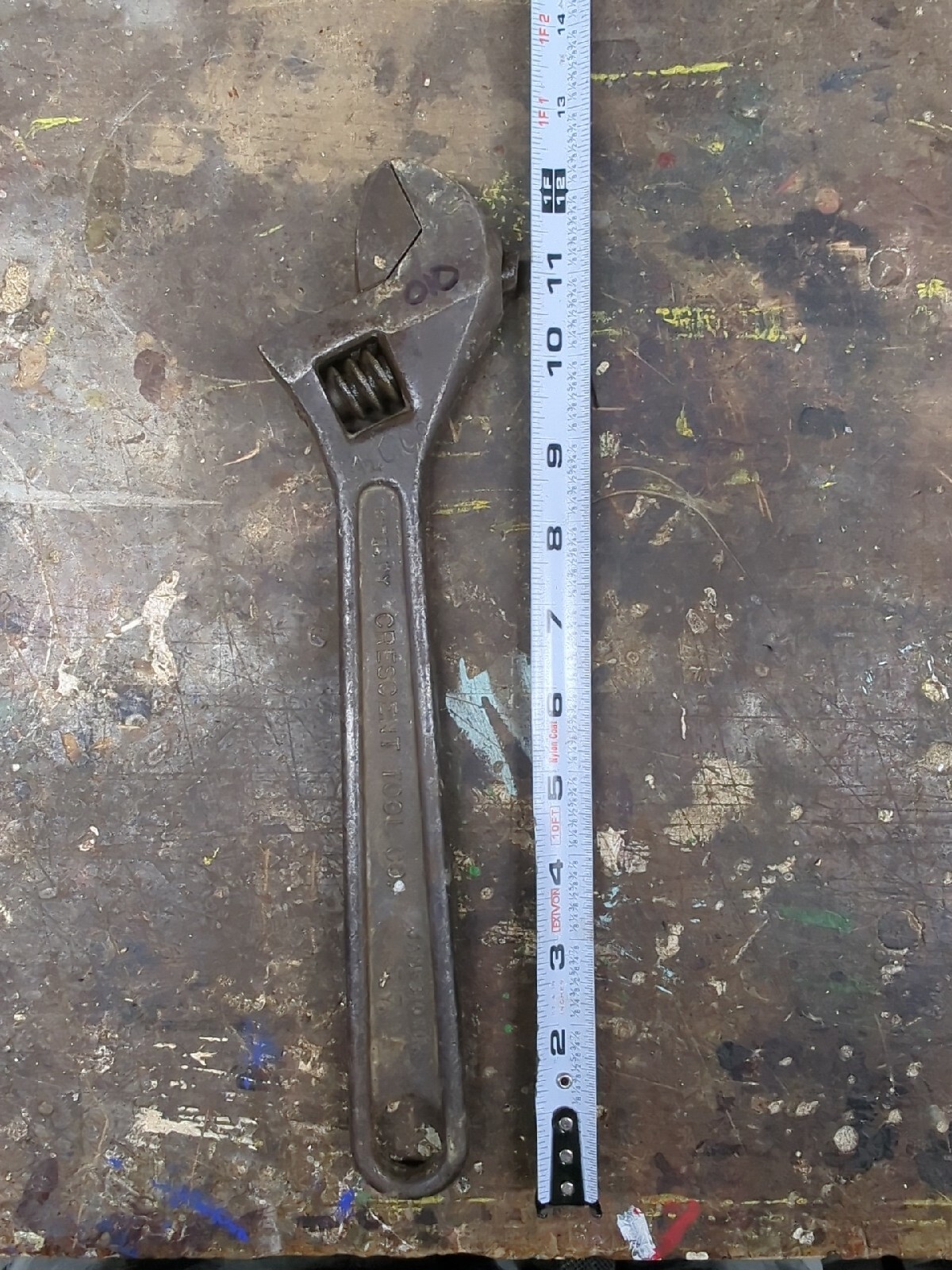12″ Adjustable Crescent Wrench U.S.A.