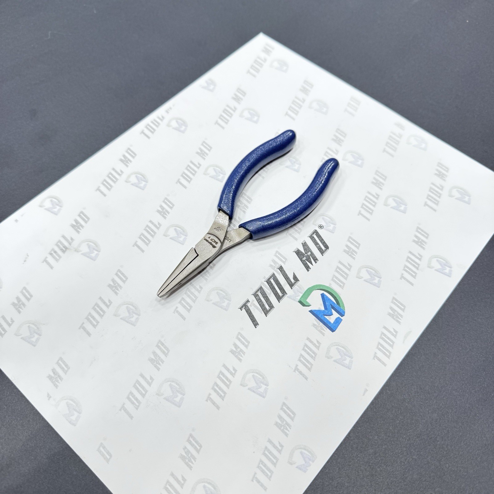 Snap-on Tools NEW POWER BLUE Soft Grip 5” Talon Grip Needle Nose Pliers 94CFMB