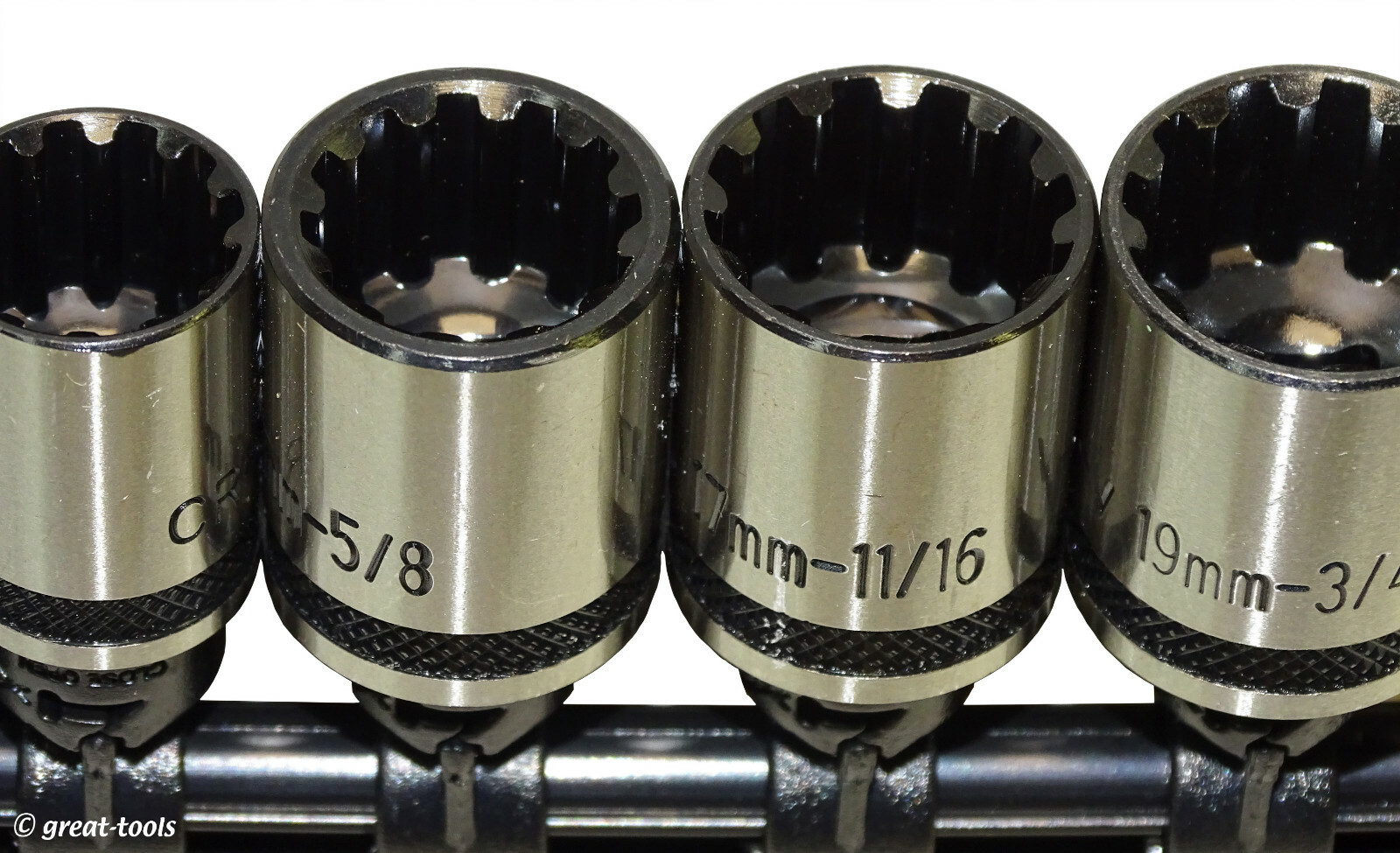 SPLINE SOCKET SET – 3/8” Drive Tools – IIT Professional – automotive hand tool