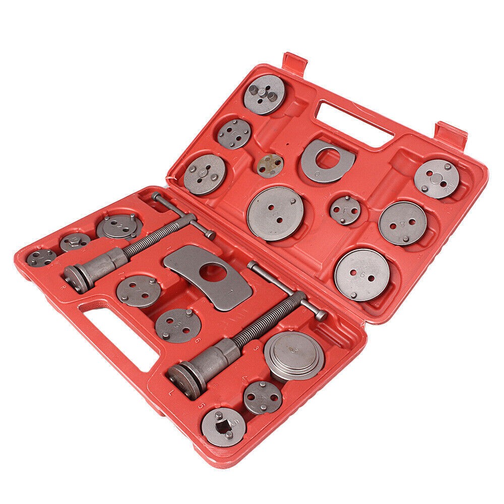 21pcs Disc Brake Caliper Wind Back Tool Brake Pad Piston Compressor Rewind