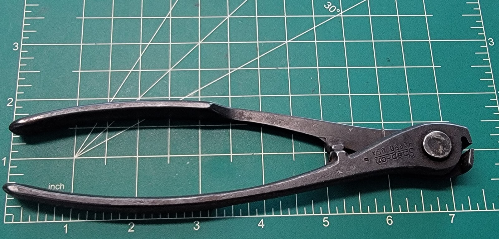 VINTAGE Snap-On End Cutter Nippers Pliers HCP50 Snap on LOOK COLLECTORS!!