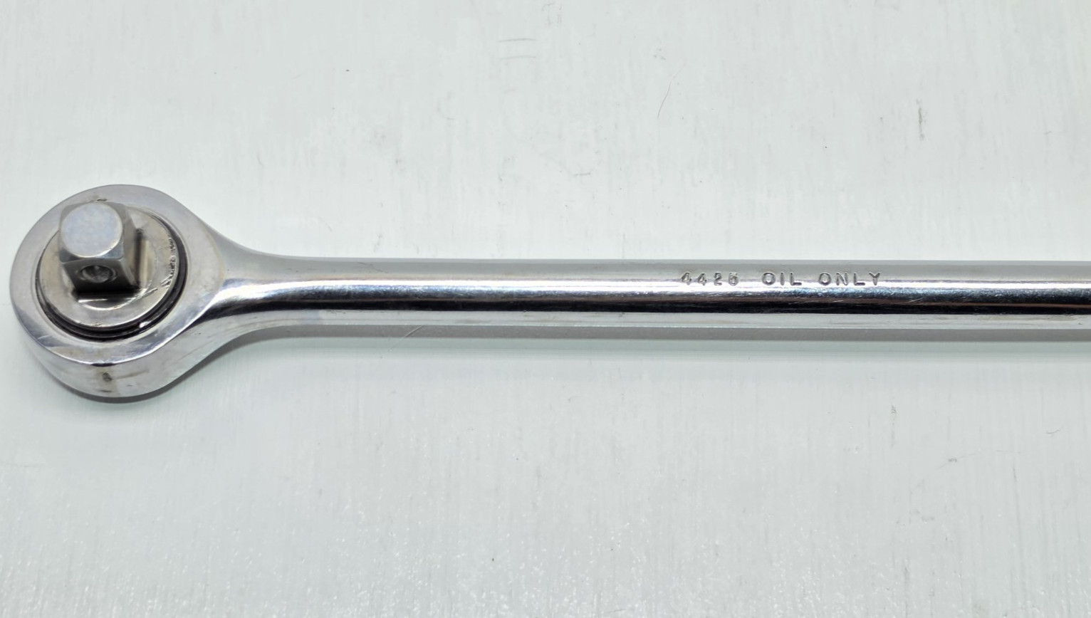 Wright Tool 4425 Long Handle 1/2 Inch Round Head Ratchet Made in USA