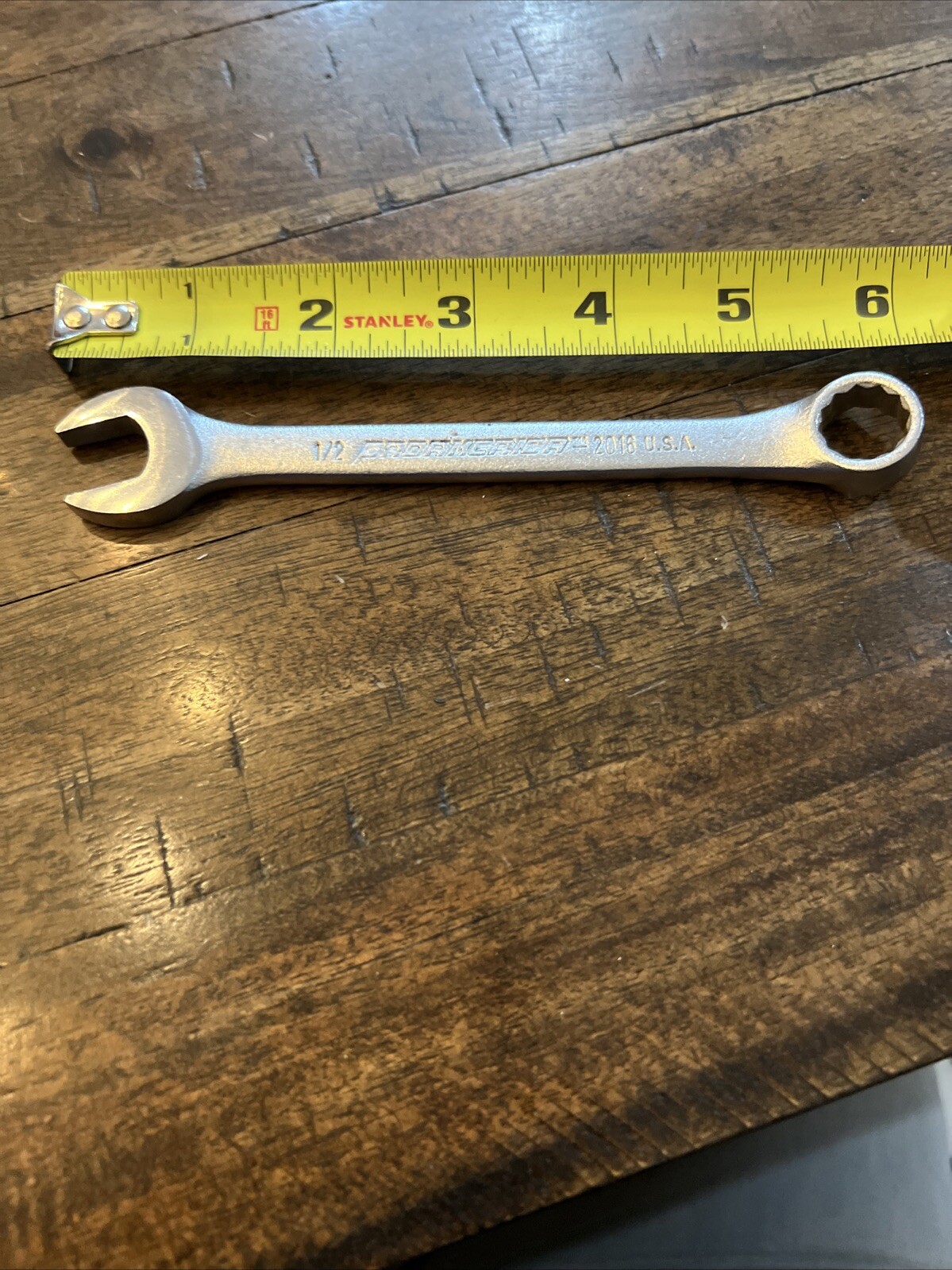 Pro America Wrench 1/2 Inch Combination 12 point Made in USA A+++++
