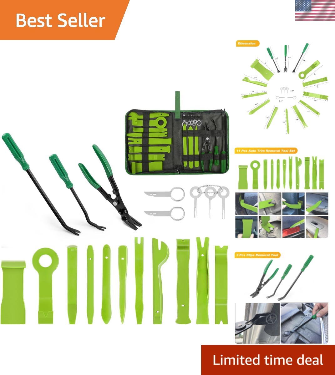 Comprehensive 19Pc Auto Trim Removal Tools – Protect Your Vehicle Interiors
