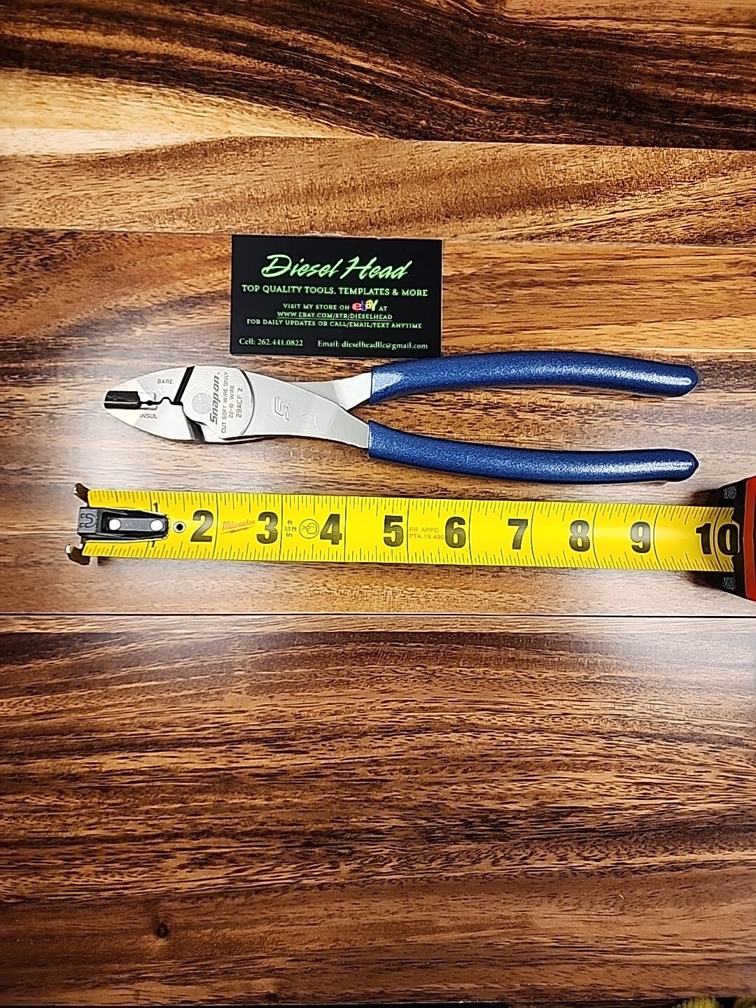 *NEW* Snap On 29ACFMB POWER BLUE 9″ Wire Terminal Crimping Tool – FREE SHIPPING