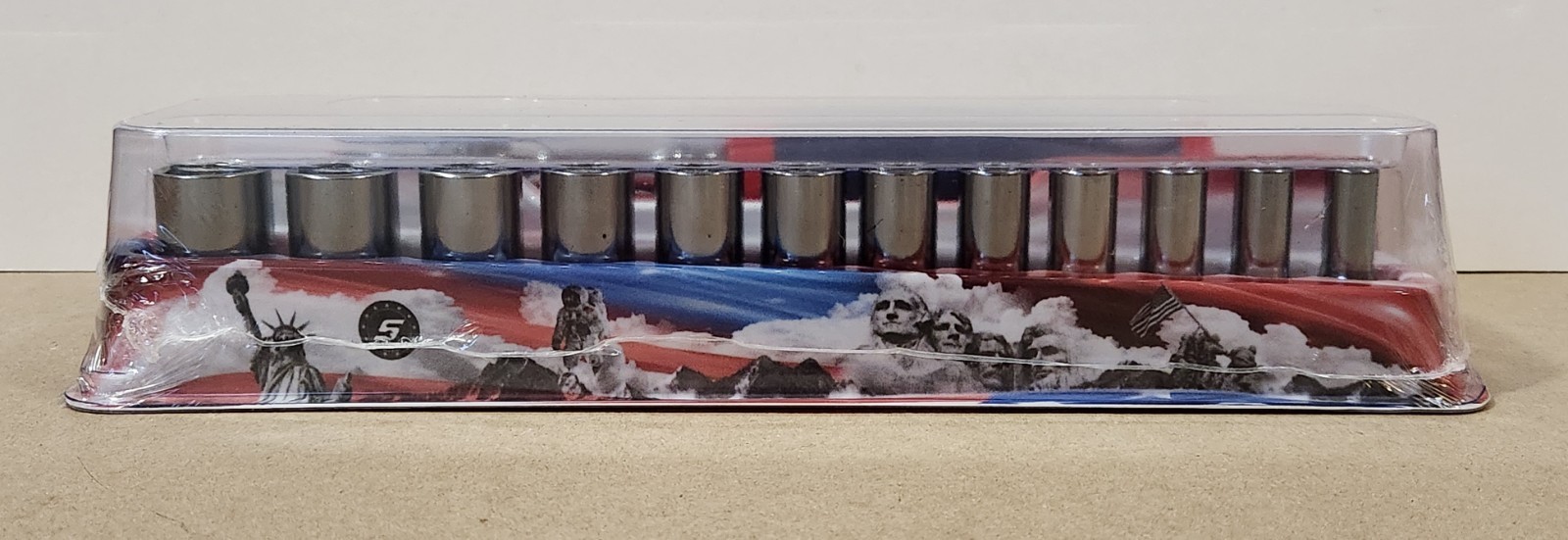 Snap On 250th American Anniversary 3/8″ Stars Ratchet & Metric Sockets 8-19mm