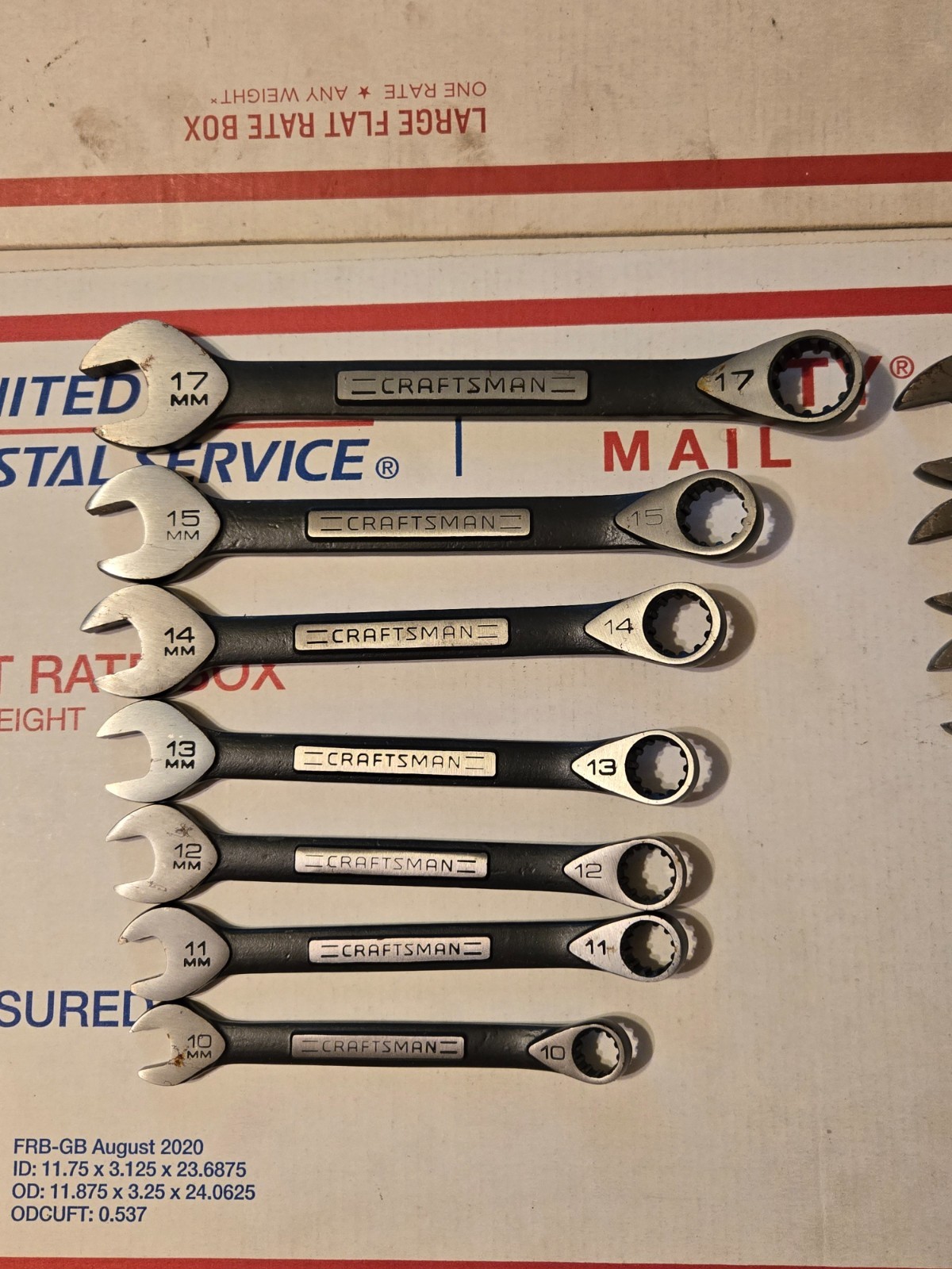 Lot Of 13 Craftsman Spine Wrench 10 – 17 MM 5/16 – 11/16 Metric SAE