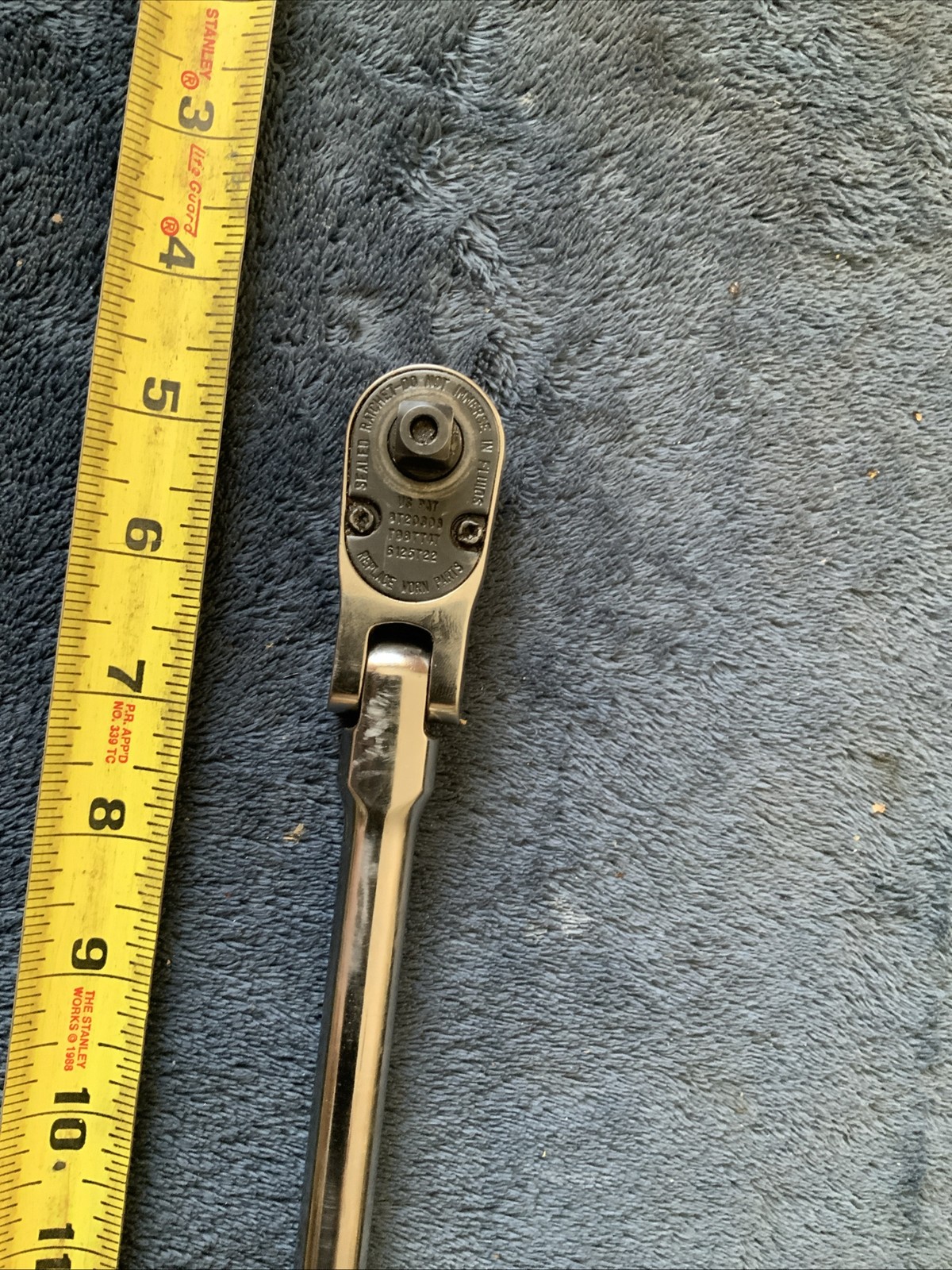 Snap On Frllf80, 3/8” Drive Quick Release Swivel Head Rarchet……switch Is Funky..