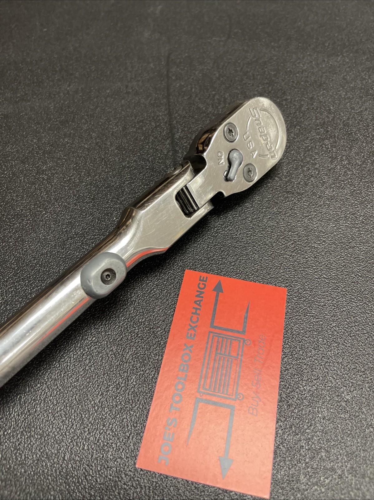 Snap On Tools used SHX80B 1/2″ Drive Soft Grip Handle Locking Flex Head