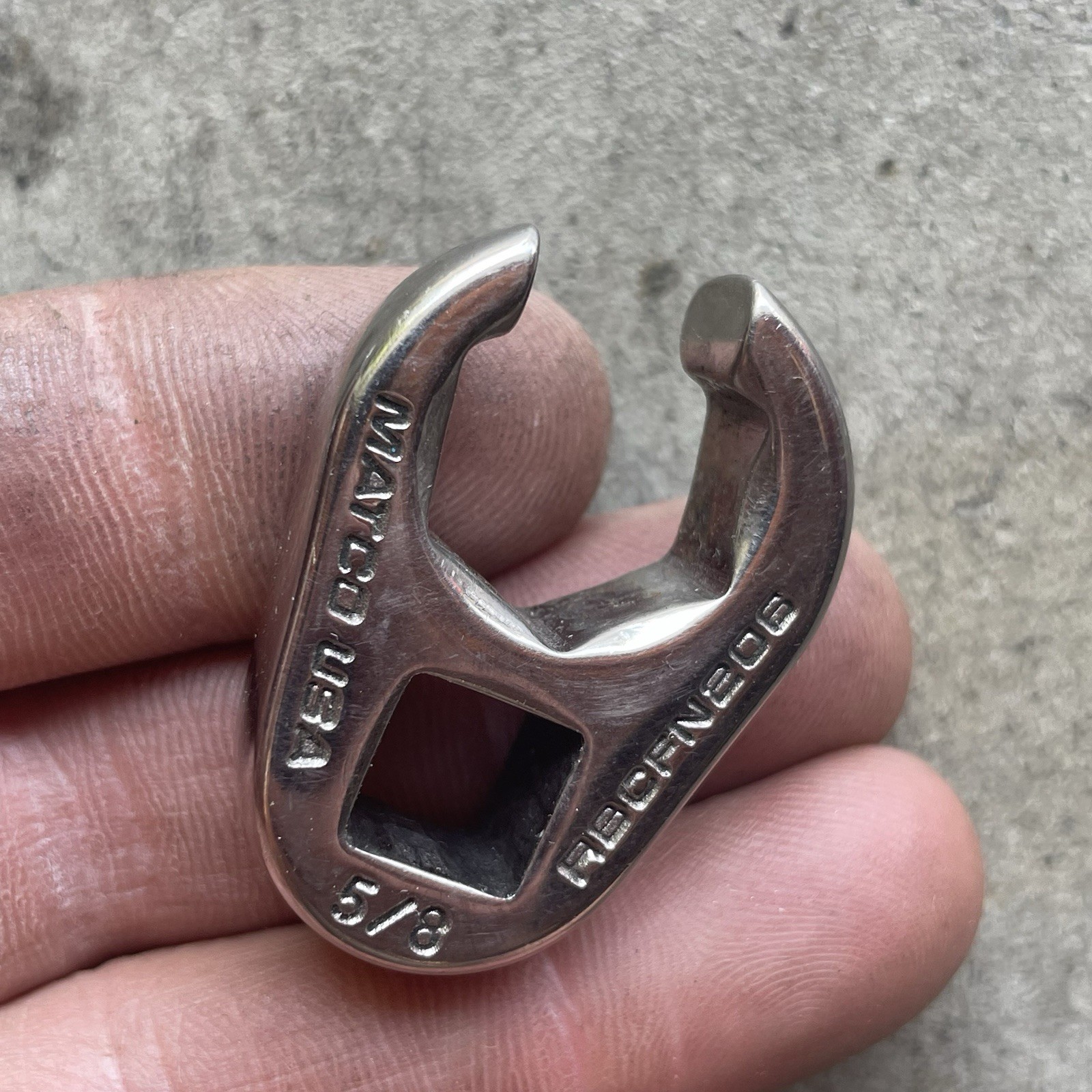 Matco Tools 5pc 3/8″ Drive SAE Crowfoot Wrench Set 1/2″- 1″ USED