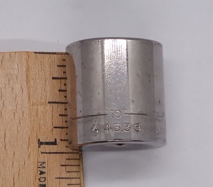 Vintage Craftsman 3/8″ Drive 11/16″ 12 Point Shallow Socket SAE G1 44336 USA NOS