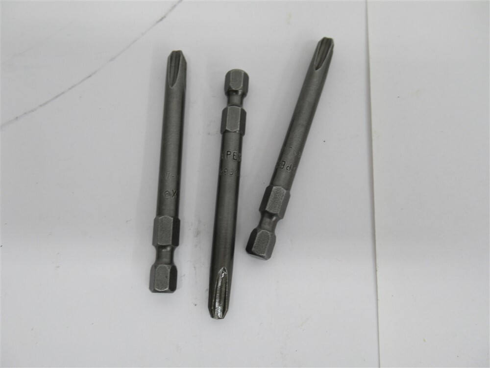 Apex 4930-AX , #3 Phillips x 2-3/4″ Hex Power Bit, 1/4″ Hex (PK 3)
