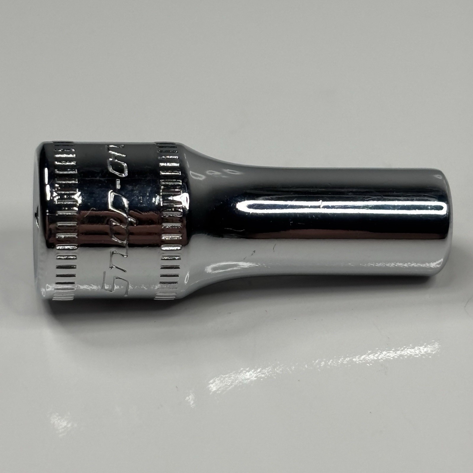 Snap On Tools TMMS5.5 1/4 Dr 6Pt Metric 5.5mm Flank Dr Semi Deep Socket USA 1996