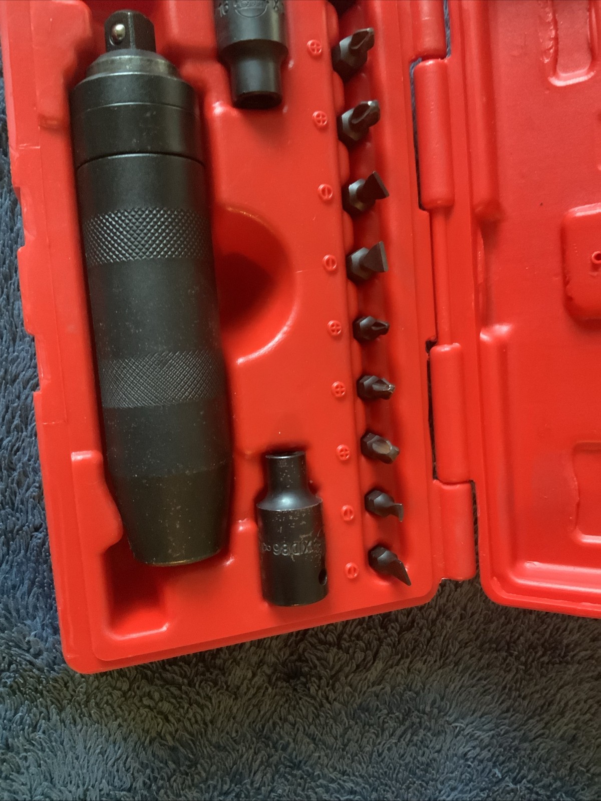 Mac Tools Impact Driver Set, 3/8” Drive….good Shape…