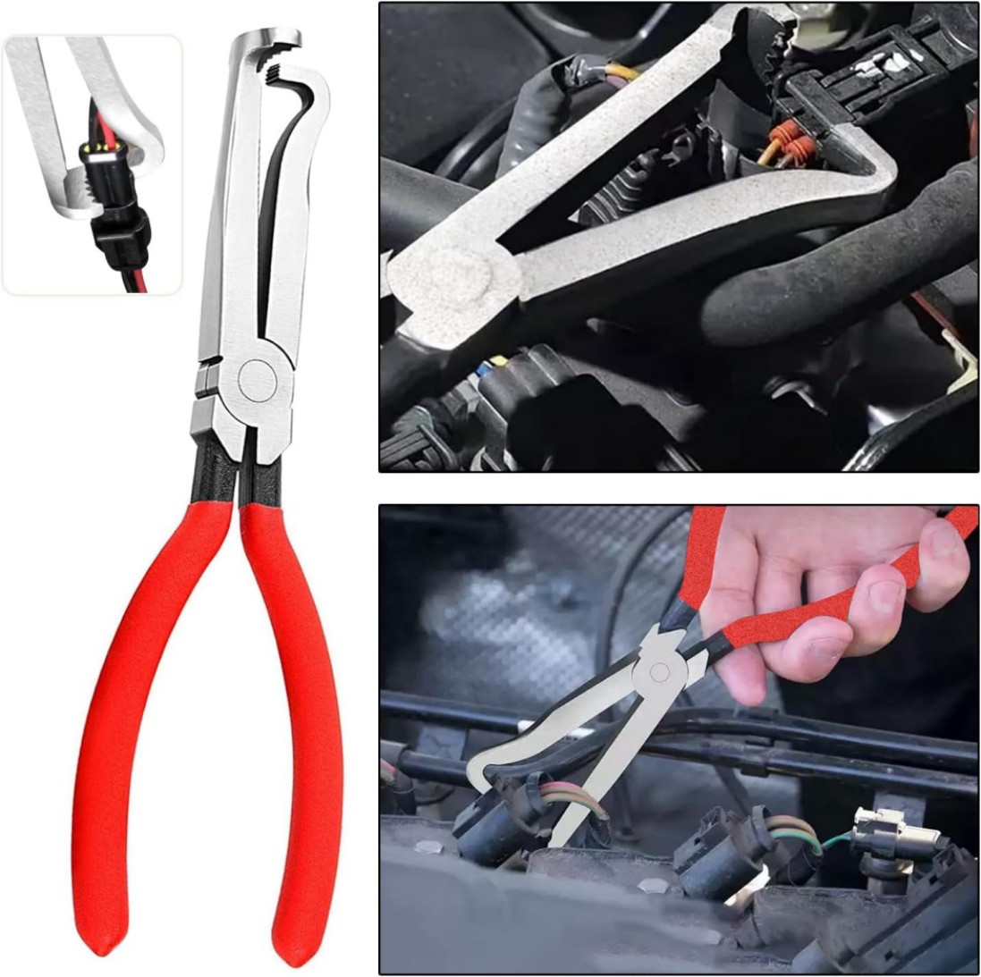 4Pc Electrical Disconnect Pliers For Car Connector Separator Automotive Tool Kit