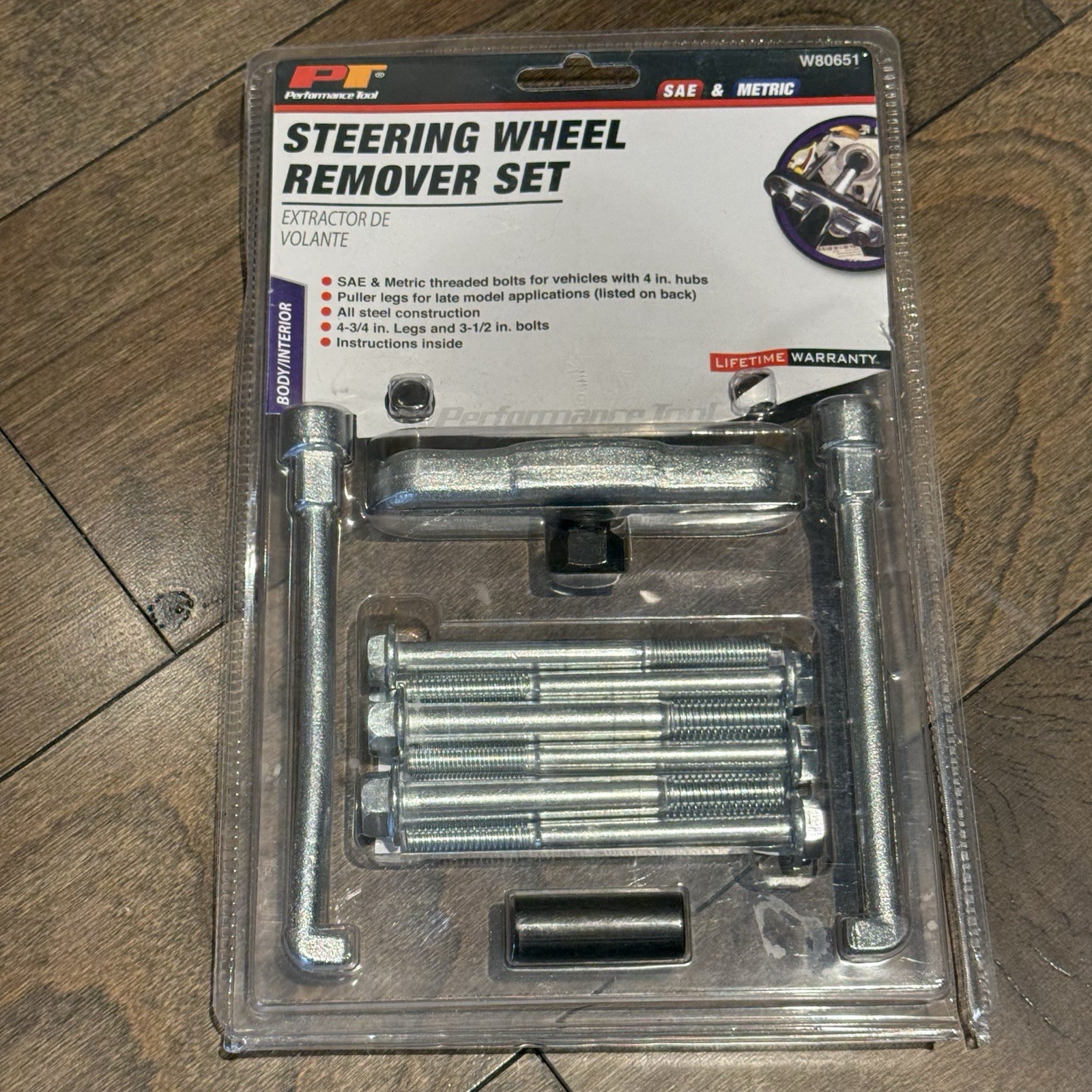Performance Tool W80651 Steering Wheel Remover Set