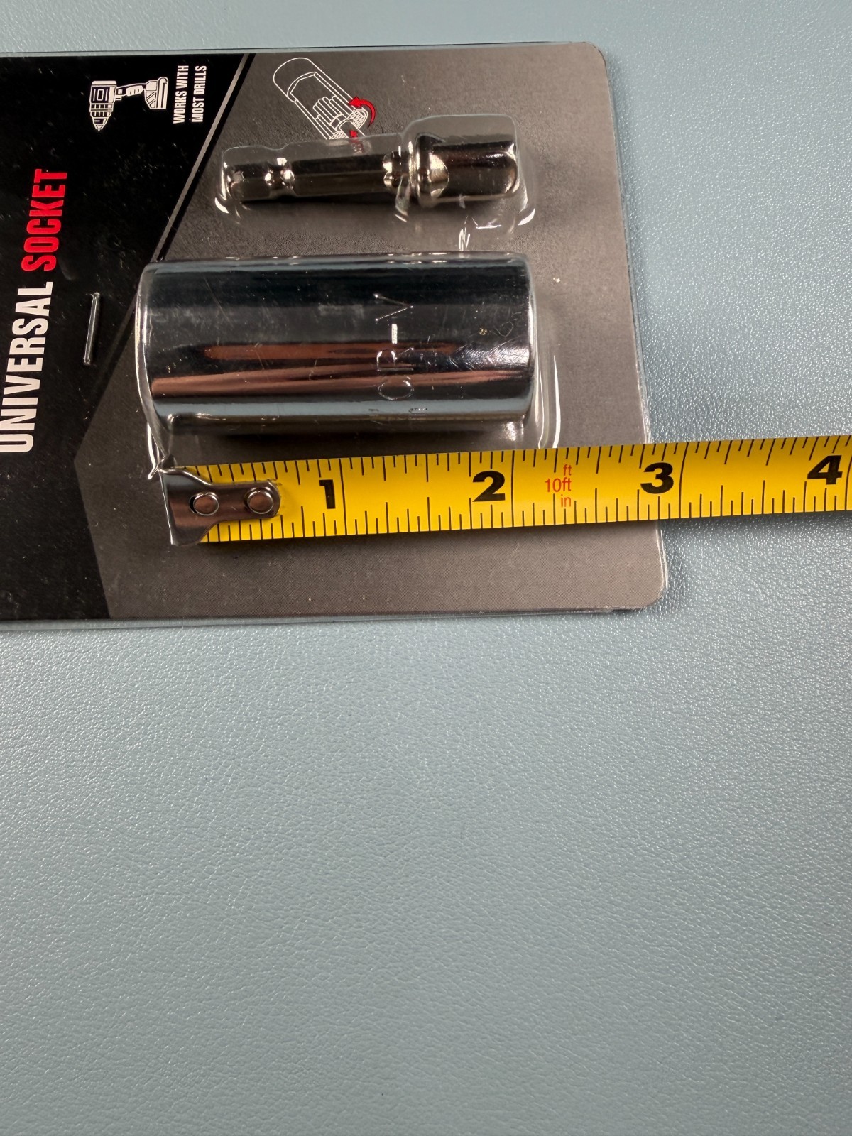 3/8″ Drive Universal Socket 2 Piece Set Fits 1/4″ 3/4″ Standard & 7-19 Metric